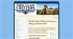Desktop Screenshot of firstclasscritters.com