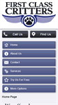 Mobile Screenshot of firstclasscritters.com
